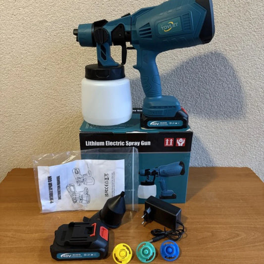 Akumulatorski pistolj za farbanje sa 2 Baterije od 48V