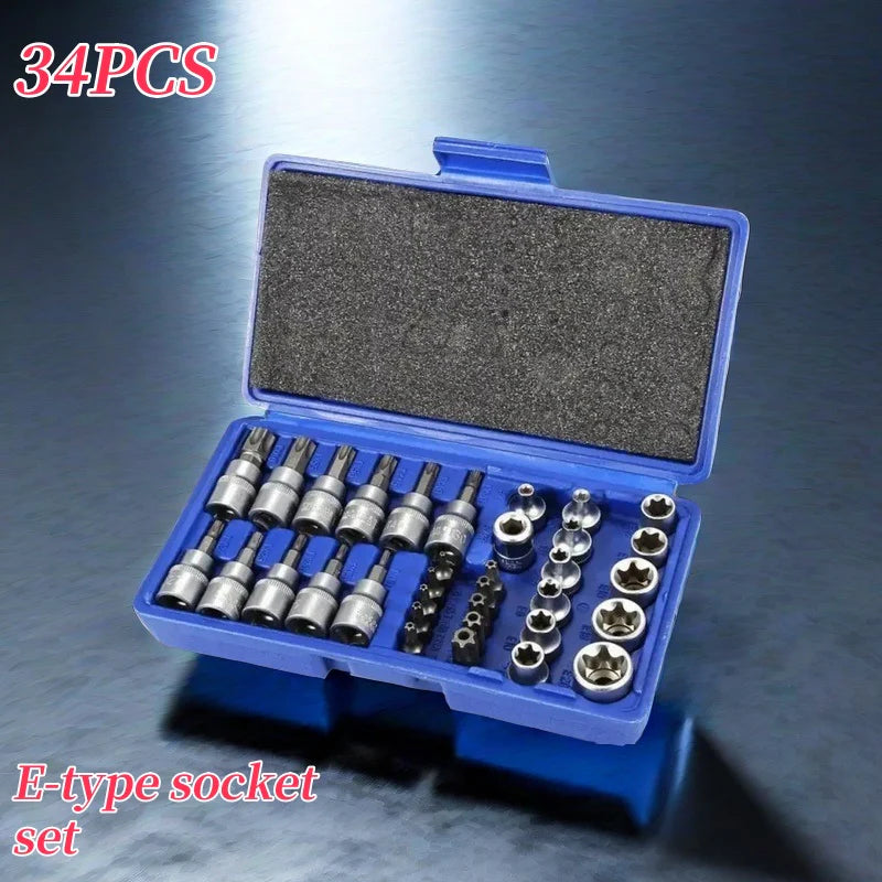 Komplet muško ženskih ključeva toreks 34 dela