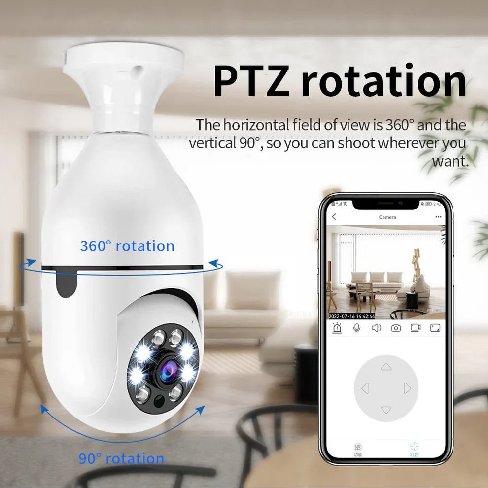 Full HD 360° Kamera sijalica sa rotacijom