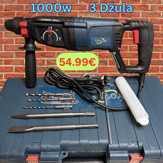 Yovlet bušilica 1000 W 3 Džula