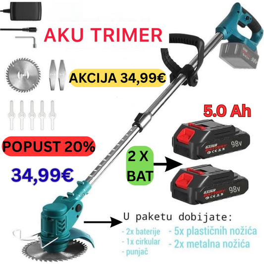 AKU TRIMER SA 2 BATERIJE 5,0 Ah