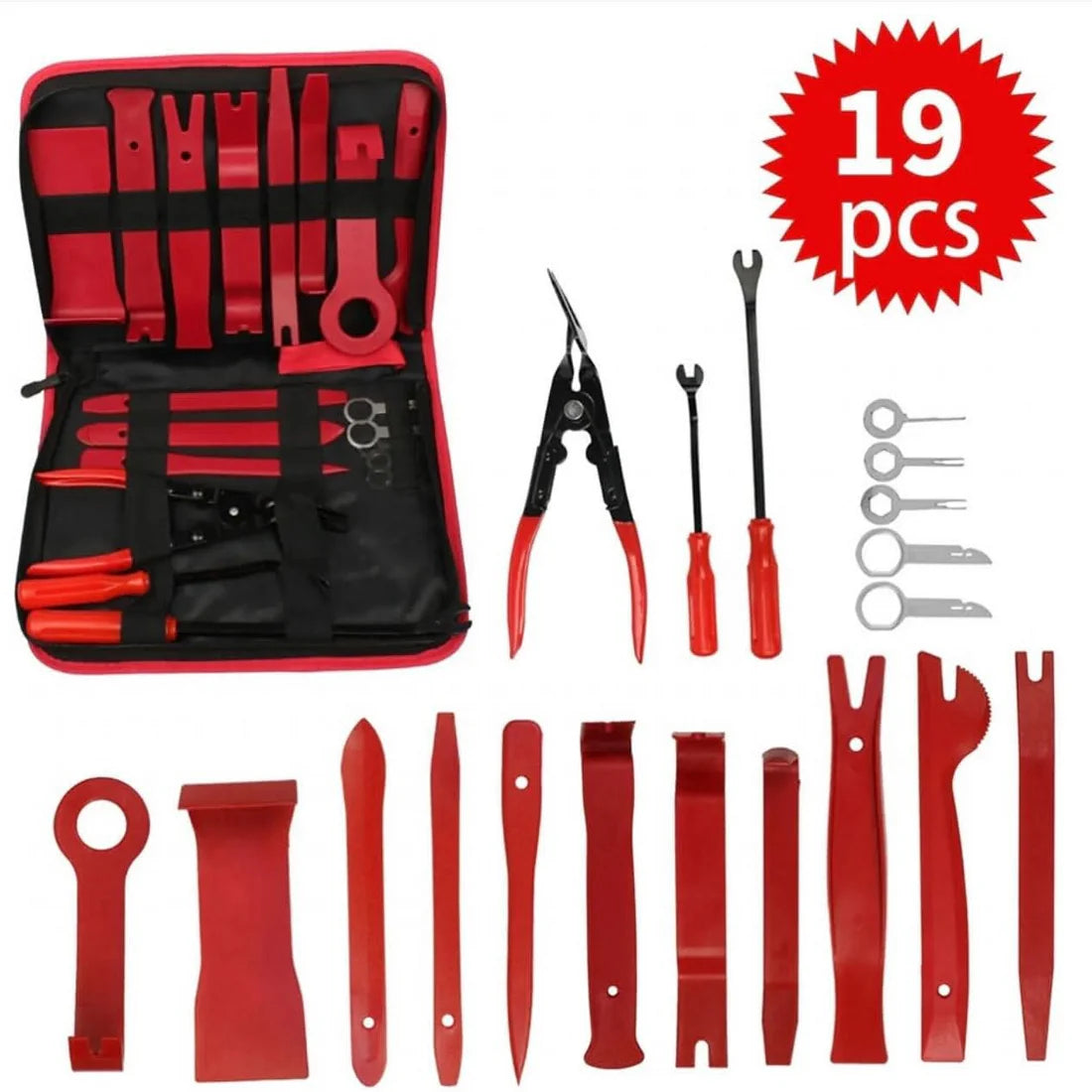 Alat za auto,tapacire i enterijer 19 kom