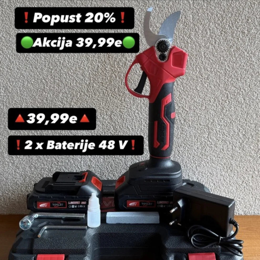 AKU MAKAZE ZA REZANJE VOCA 48V 5 AH