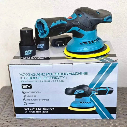 Aku ekscentrična polirka sa dvije baterije od 12V (2Ah)