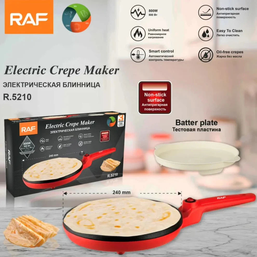 RAF elektricni aparat za palacinke sa posudom