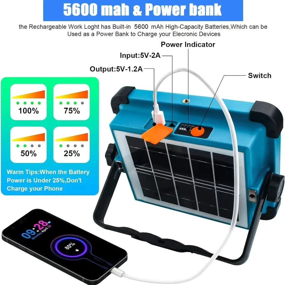 Multifunkcionalna solarni led reflektor 500W