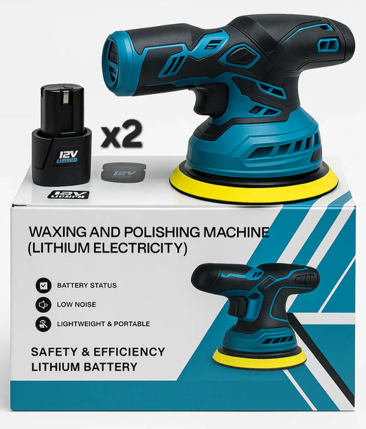 Aku ekscentrična polirka sa dvije baterije od 12V (2Ah)